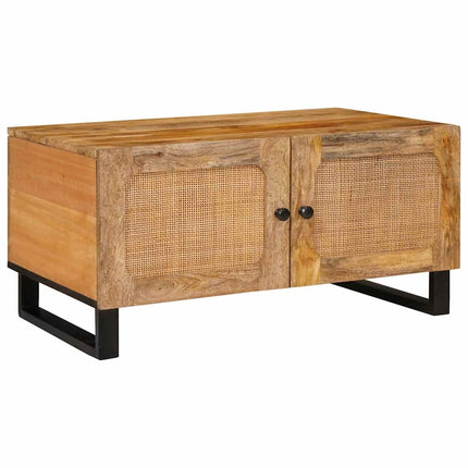 Kaffeebord Naturfärg 80 x 50 x 40 cm Massivt mangoträ