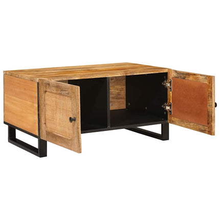 Kaffeebord Naturfärg 80 x 50 x 40 cm Massivt mangoträ