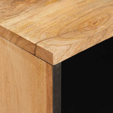 Nattduksbord Naturfärg 50 x 33 x 62 cm Massivt mangoträ