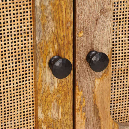 Nattduksbord Naturfärg 50 x 33 x 60 cm Massivt mangoträ