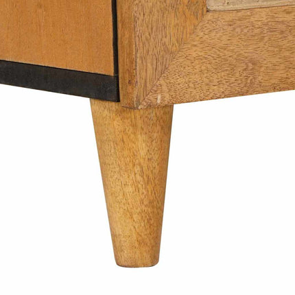Sideboard Ljusbrun 60 x 33 x 75 cm massivt mangoträ