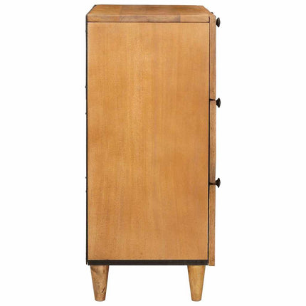Sideboard Ljusbrun 60 x 33 x 75 cm massivt mangoträ