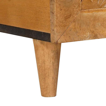 Kaffeebord Ljusbrun 100 x 54 x 40 cm Massivt mangoträ