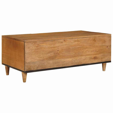 Kaffeebord Ljusbrun 100 x 54 x 40 cm Massivt mangoträ