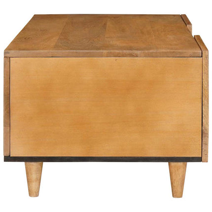 Kaffeebord Ljusbrun 100 x 54 x 40 cm Massivt mangoträ