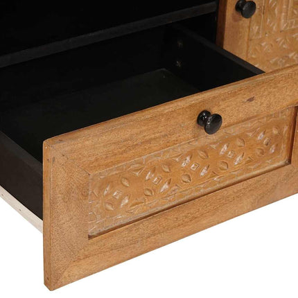 TV Enheter med låda Ljusbrun 105 x 33 x 46 cm Konstruerat trä