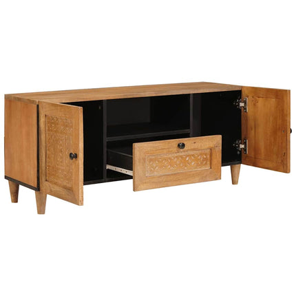 TV Enheter med låda Ljusbrun 105 x 33 x 46 cm Konstruerat trä