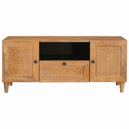 TV Enheter med låda Ljusbrun 105 x 33 x 46 cm Konstruerat trä