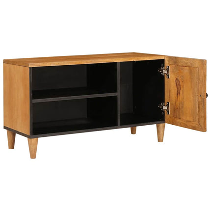 TV Enheter med hylla Ljusbrun 80 x 33 x 46 cm Konstruerat trä