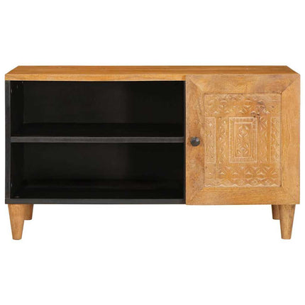 TV Enheter med hylla Ljusbrun 80 x 33 x 46 cm Konstruerat trä