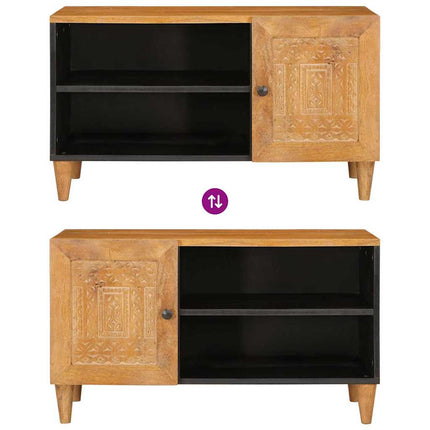 TV Enheter med hylla Ljusbrun 80 x 33 x 46 cm Konstruerat trä