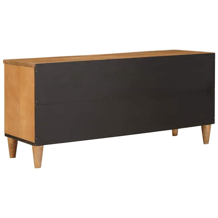 TV-skåp med låda med hylla 100 x 33 x 46 cm Massivt mangoträ