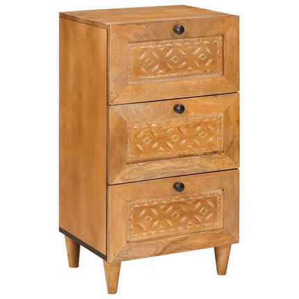 Sideboard med låda Ljusbrun 33.5 x 40 x 75 cm