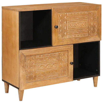 Sideboard 80 x 33 x 75 cm Massivt mangoträ
