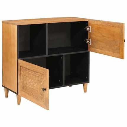 Sideboard 80 x 33 x 75 cm Massivt mangoträ