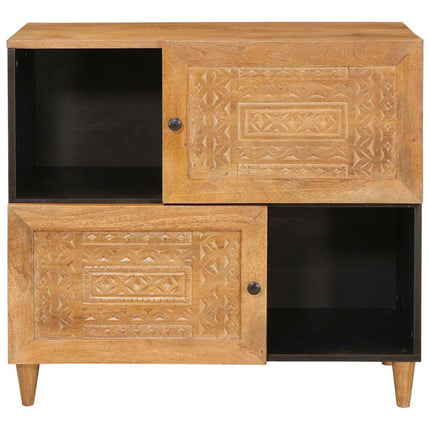Sideboard 80 x 33 x 75 cm Massivt mangoträ
