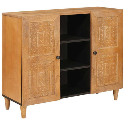 Sideboard 90 x 33 x 75 cm Massivt mangoträ