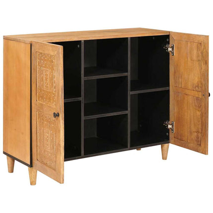 Sideboard 90 x 33 x 75 cm Massivt mangoträ