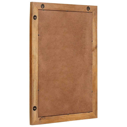 väggspegel Rektangulär 70 x 50 cm Konstruerat trä och glas