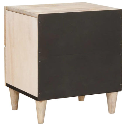 Nattduksbord Vit 40 x 33 x 46 cm Konstruerat trä
