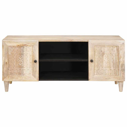 TV Enheter med hylla Vit 105 x 33 x 46 cm Konstruerat trä