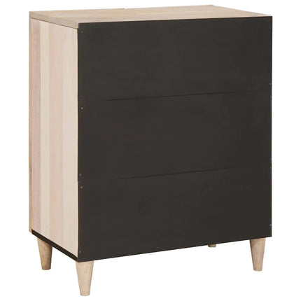 Sideboard Vit 60 x 33 x 75 cm massivt mangoträ