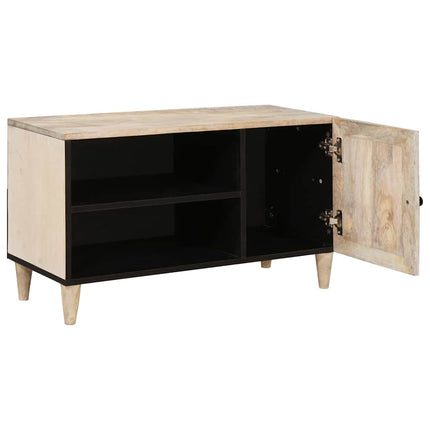 TV Enheter med hylla Vit 80 x 33 x 46 cm Konstruerat trä