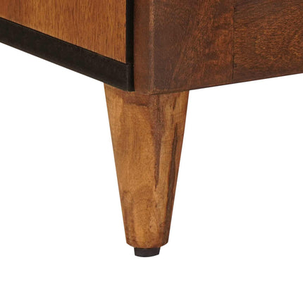 Sideboard med lagring Valnöt 40 x 33 x 75 cm Massivt mangoträ