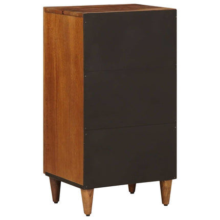 Sideboard med lagring Valnöt 40 x 33 x 75 cm Massivt mangoträ