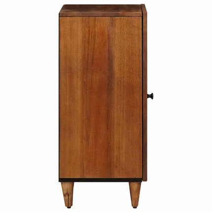 Sideboard med lagring Valnöt 40 x 33 x 75 cm Massivt mangoträ
