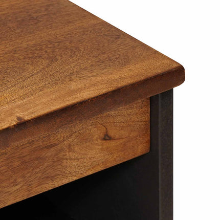 Sideboard med lagring Valnöt 60 x 33 x 75 cm Massivt mangoträ
