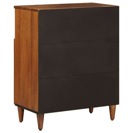 Sideboard med lagring Valnöt 60 x 33 x 75 cm Massivt mangoträ