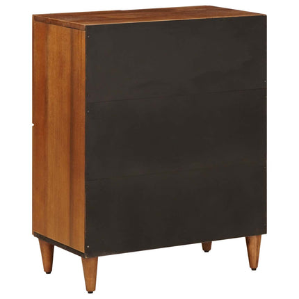 Sideboard med lagring Valnöt 60 x 33 x 75 cm Massivt mangoträ