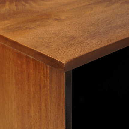 Sideboard med lagring Valnöt 80 x 33 x 75 cm Massivt mangoträ