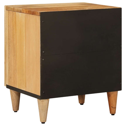 Nattduksbord Naturfärg 40 x 33,5 x 46 cm Massivt mangoträ