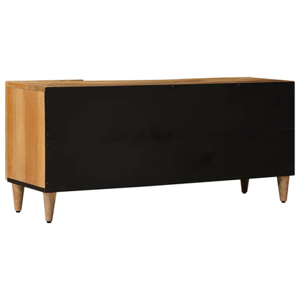 TV-skåp med hylla Naturfärg 105 x 33 x 46 cm Massivt mangoträ