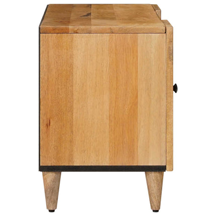 TV-skåp med hylla Naturfärg 105 x 33 x 46 cm Massivt mangoträ