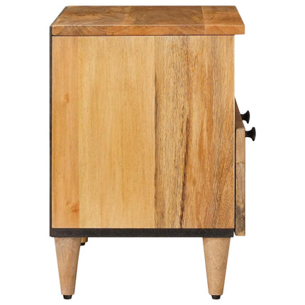 TV-skåp med låda Naturfärg 70 x 33 x 46 cm Massivt mangoträ