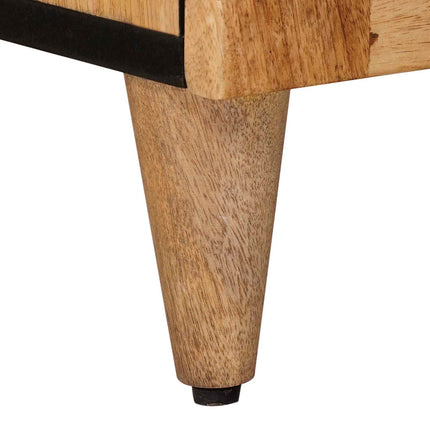 Sideboard Naturfärg 60 x 33 x 75 cm Massivt mangoträ