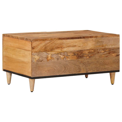 Kaffeebord Naturfärg 80 x 50 x 40 cm Massivt mangoträ