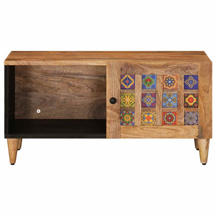 Kaffeebord Naturfärg 80 x 50 x 40 cm Massivt mangoträ