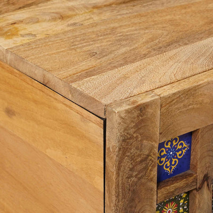 Kaffeebord Naturfärg 80 x 50 x 40 cm Massivt mangoträ