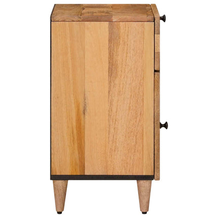 Nattduksbord Naturfärg 50 x 33 x 60 cm Massivt mangoträ
