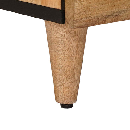 Nattduksbord Naturfärg 50 x 33 x 62 cm Massivt mangoträ