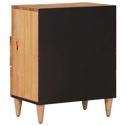 Nattduksbord Naturfärg 50 x 33 x 62 cm Massivt mangoträ