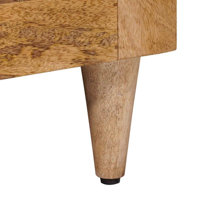 Nattduksbord Naturfärg 50 x 33 x 60 cm Massivt mangoträ