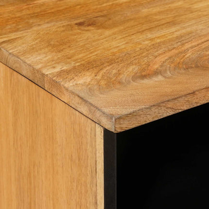 TV-skåp med låda Naturfärg 100 x 33 x 46 cm Massivt mangoträ