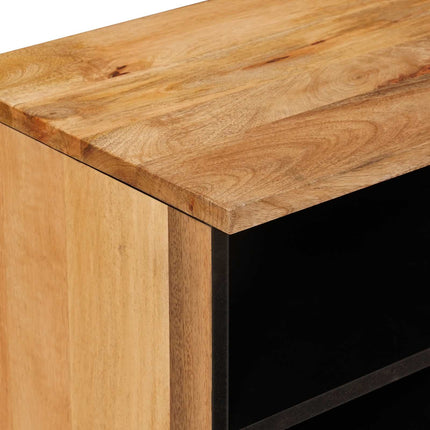 TV-skåp med låda Naturfärg 80 x 33 x 46 cm Massivt mangoträ