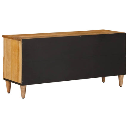 TV-skåp med låda Naturfärg 100 x 33 x 46 cm Massivt mangoträ