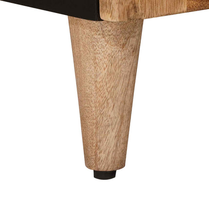 Badrumsskåp med handfat med lagring Naturfärg 62 x 33 x 58 cm